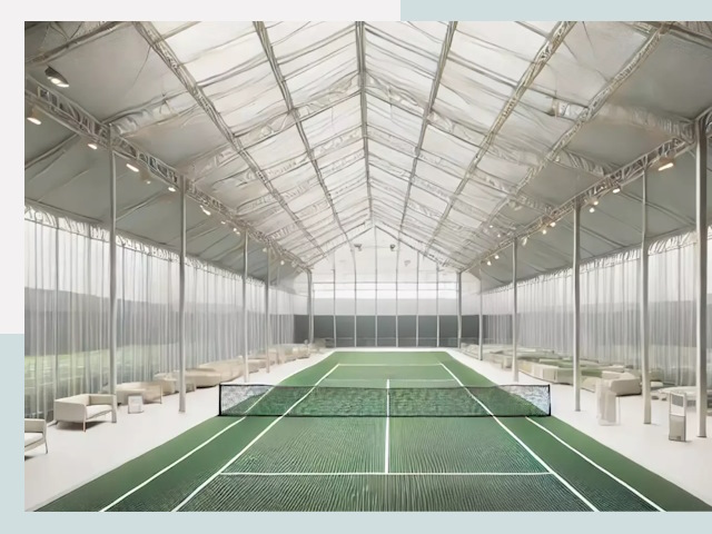 Строительство теннисных кортов в Усолье-Сибирском