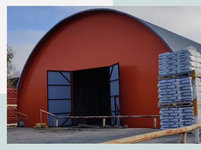 Полукруглые ангары по цене от 619 руб. в Усолье-Сибирское