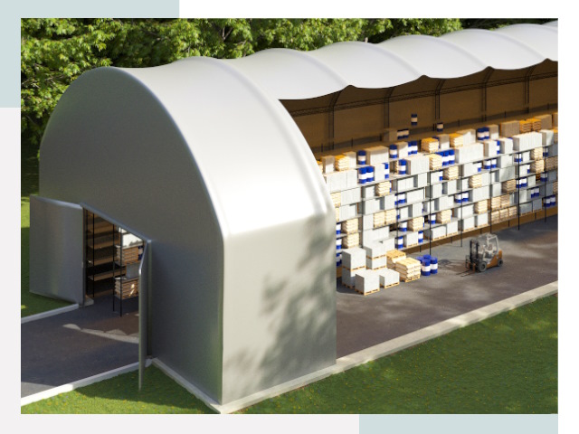 Тентовые ангары в Усолье-Сибирском
