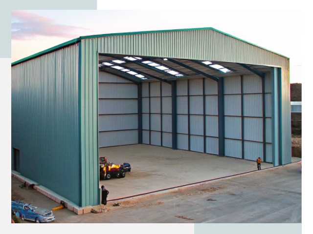 Строительство ангаров в Усолье-Сибирском