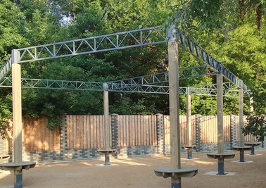 Терраса из металлоконструкций под ключ, проектирование, изготовление и монтаж от СтальСтрой-Сль